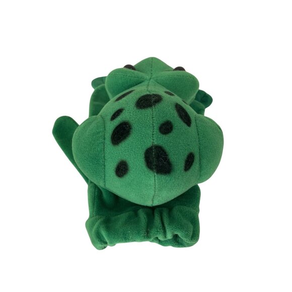 Vintage Plush Creations Green Frog Hand Glove Puppet 9" 1990's - Picture 3 of 7